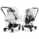 Коляска 2 в 1 Cybex Mios Style 5.0 Off White шаси Chrome Белый