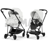 Коляска 2 в 1 Cybex Mios Style 5.0 Off White шаси Matt Black Белый