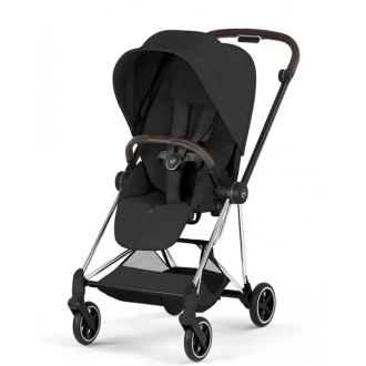 Коляска 2 в 1 Cybex Mios Style 5.0 Sepia Black шаси Chrome Черный - Фото 3