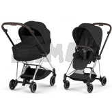 Коляска 2 в 1 Cybex Mios Style 5.0 Sepia Black шаси Chrome Черный