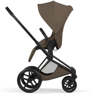 Коляска 2 в 1 Cybex Priam Style 5.0 Coconut Brown шасі Matt Black Коричневий - Фото 1