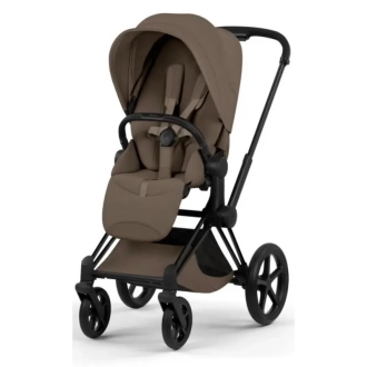 Коляска 2 в 1 Cybex Priam Style 5.0 Coconut Brown шасі Matt Black Коричневий - Фото 5