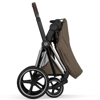 Коляска 2 в 1 Cybex Priam Style 5.0 Coconut Brown шаси Chrome Коричневый - Фото 1
