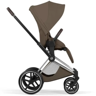 Коляска 2 в 1 Cybex Priam Style 5.0 Coconut Brown шаси Chrome Коричневый - Фото 4