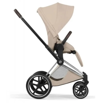 Коляска 2 в 1 Cybex Priam Style 5.0 Cozy Beige шаси Chrome Бежевый - Фото 2