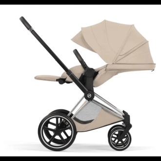 Коляска 2 в 1 Cybex Priam Style 5.0 Cozy Beige шаси Chrome Бежевый - Фото 3