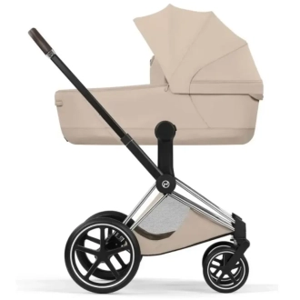 Коляска 2 в 1 Cybex Priam Style 5.0 Cozy Beige шаси Chrome Бежевый - Фото 5