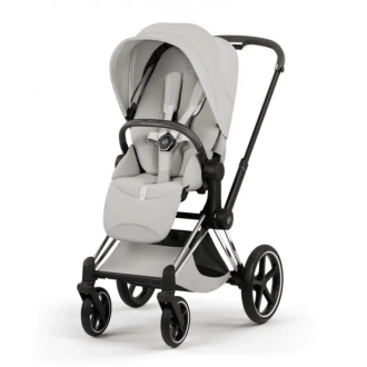 Коляска 2 в 1 Cybex Priam Style 5.0 City Grey шасі Chrome Сірий - Фото 3