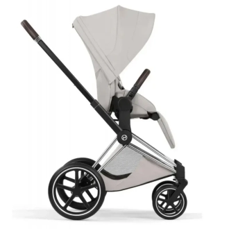 Коляска 2 в 1 Cybex Priam Style 5.0 City Grey шасі Chrome Сірий - Фото 4