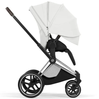 Коляска 2 в 1 Cybex Priam Style 5.0 Off White шасі Chrome Білий - Фото 1