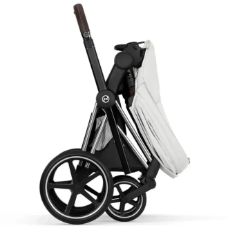 Коляска 2 в 1 Cybex Priam Style 5.0 Off White шасі Chrome Білий - Фото 2
