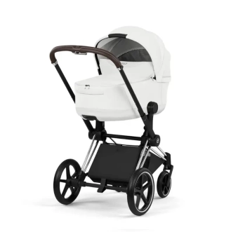 Коляска 2 в 1 Cybex Priam Style 5.0 Off White шасі Chrome Білий - Фото 3