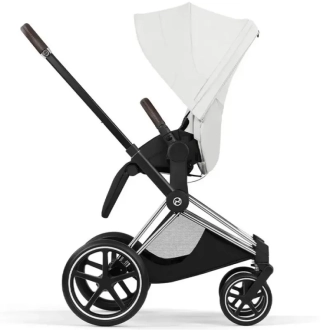 Коляска 2 в 1 Cybex Priam Style 5.0 Off White шасі Chrome Білий - Фото 4