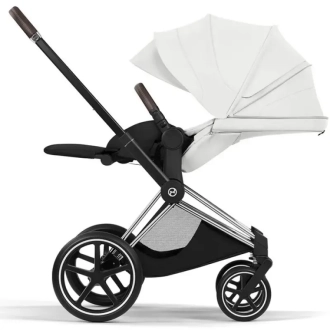 Коляска 2 в 1 Cybex Priam Style 5.0 Off White шасі Chrome Білий - Фото 5