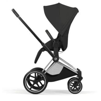 Коляска 2 в 1 Cybex Priam Style 5.0 Sepia Black шасі Chrome Чорний - Фото 4