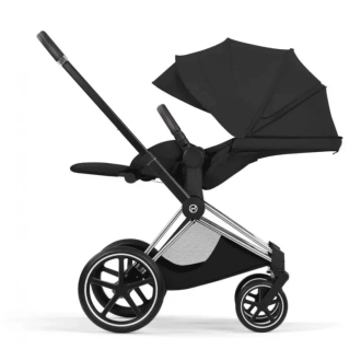 Коляска 2 в 1 Cybex Priam Style 5.0 Sepia Black шасі Chrome Чорний - Фото 5