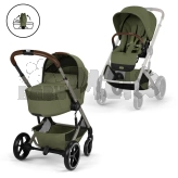 Коляска 2 в 1 Cybex Balios S TPE Moss Green/Зеленый