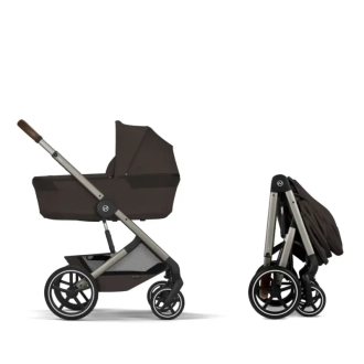 Коляска 2 в 1 Cybex Balios S TPE Chocolate Brown/Коричневий - Фото 4