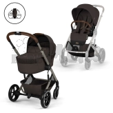 Коляска 2 в 1 Cybex Balios S TPE Chocolate Brown/Коричневый