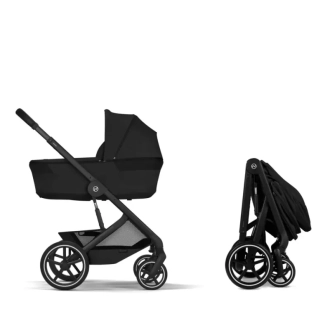 Коляска 2 в 1 Cybex Balios S BLK Moon Black/Черный - Фото 5