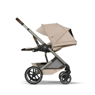 Коляска 2 в 1 Cybex Balios S TPE Almond Beige/Бежевый - Фото 6