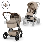 Коляска 2 в 1 Cybex Balios S TPE Almond Beige/Бежевий