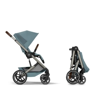 Коляска 2 в 1 Cybex Balios S TPE Stormy Blue/Блакитний - Фото 1