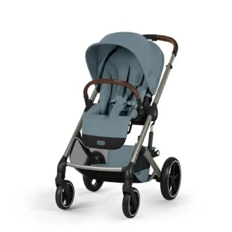 Коляска 2 в 1 Cybex Balios S TPE Stormy Blue/Блакитний - Фото 4