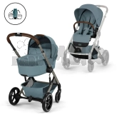 Коляска 2 в 1 Cybex Balios S TPE Stormy Blue/Голубой