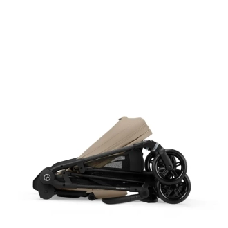 Коляска прогулочная Cybex Melio Carbon Almond Beige/Бежевый - Фото 1