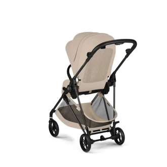 Коляска прогулочная Cybex Melio Carbon Almond Beige/Бежевый - Фото 5