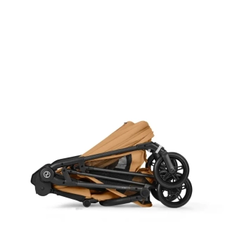 Коляска прогулянкова Cybex Melio Carbon Cinnamon Yellow/Помаранчевий - Фото 1