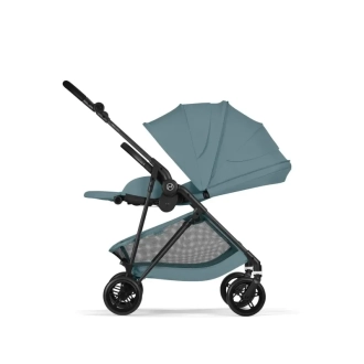 Коляска прогулочная Cybex Melio Carbon Stormy Blue/Голубой - Фото 3
