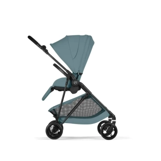 Коляска прогулочная Cybex Melio Carbon Stormy Blue/Голубой - Фото 5