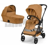 Коляска 2 в 1 Cybex Melio Carbon Cinnamon Yellow/Оранжевый