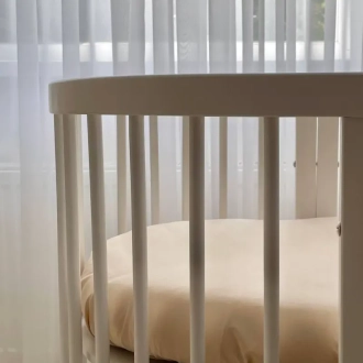 Простыня на резинке MSonya (Маленькая Соня) 70×70 см Бежевый - Фото 2