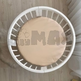 Простыня на резинке MSonya (Маленькая Соня) 70×70 см Бежевый
