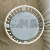 Простыня на резинке MSonya (Маленькая Соня) 70×70 см Голубой