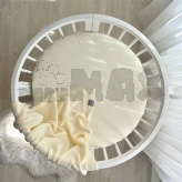 Простыня на резинке MSonya (Маленькая Соня) 70×70 см Ванильный