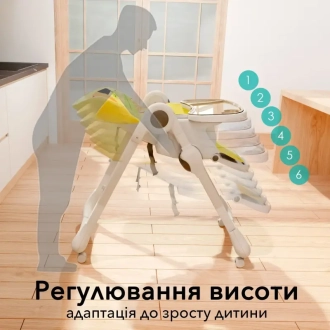 Стільчик для годування Bugs Mango Жовтий - Фото 1