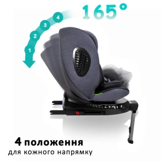 Автокрісло 40–150 см Bugs Aera 360 Shadow Grey/Сірий - Фото 1