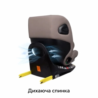 Автокресло 40–150 см Bugs Axis 360 Stone Brown/Коричневый - Фото 6