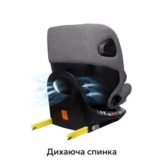 Автокрісло 40–150 см Bugs Axis 360 Cloud Grey/Сірий - Фото 6