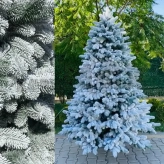 Ялинка штучна HVOYA Lux засніжена 180 см Блакитний