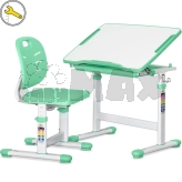 Парта детская Evo-kids Evo-05 Ergo со стулом Green/Зеленый