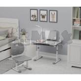Парта детская Evo-kids Evo-17 G Ergo со стулом Grey/Серый