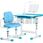 Парта детская Evo-kids BD-23 BL со стулом Blue/Голубой