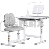 Парта детская Evo-kids BD-23 G со стулом Grey/Серый