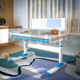 Парта дитяча ErgoKids TH-325 Blue/Блакитний