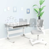 Парта детская Mealux Edmonton Multicolor BL Lite Голубой